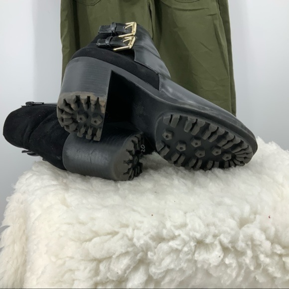 Zara Trafaluc Black ankle boot 8/38 - Picture 5 of 8